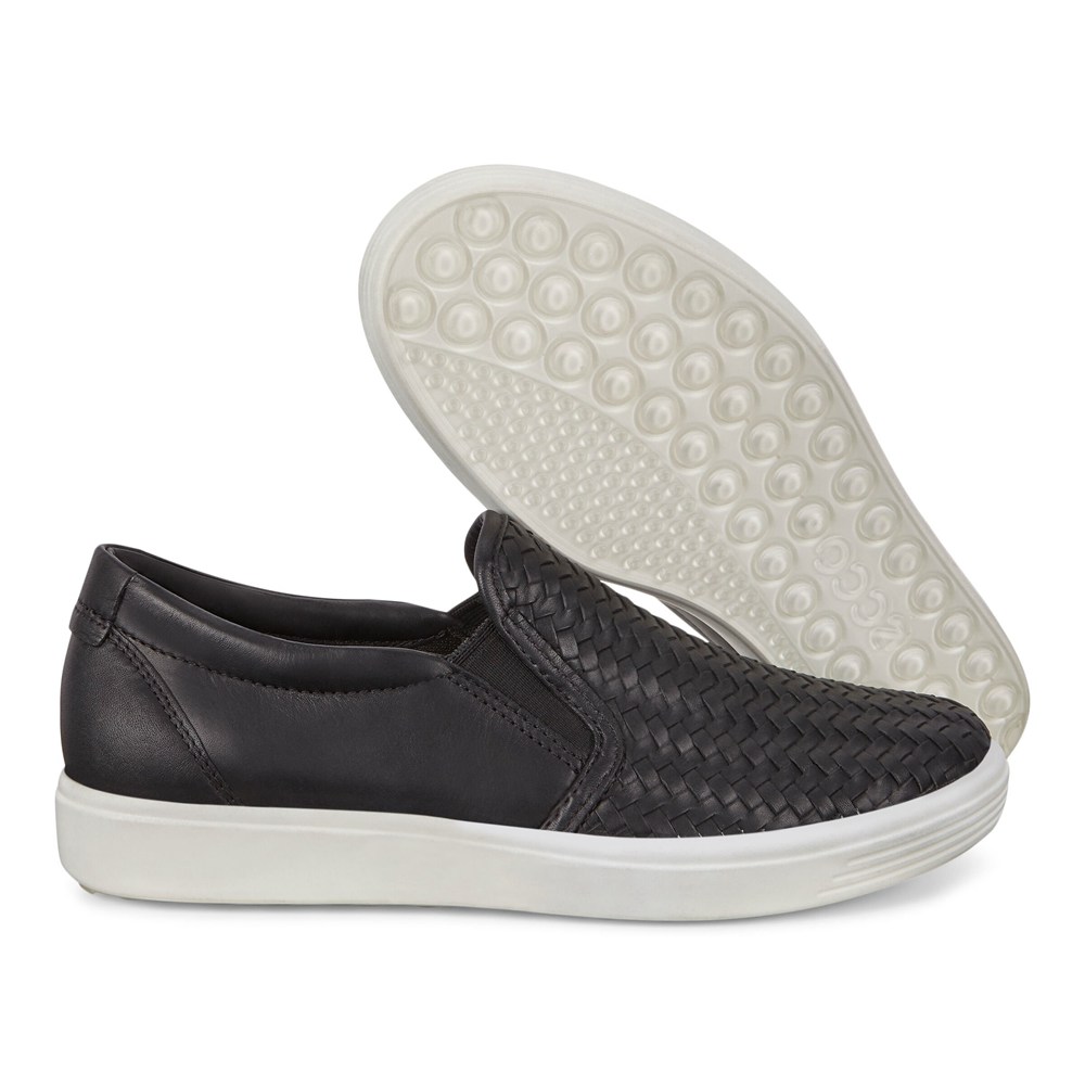 ECCO Womens Slip-On Black - Soft 7 - DSC-132479